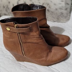 Wedge booties